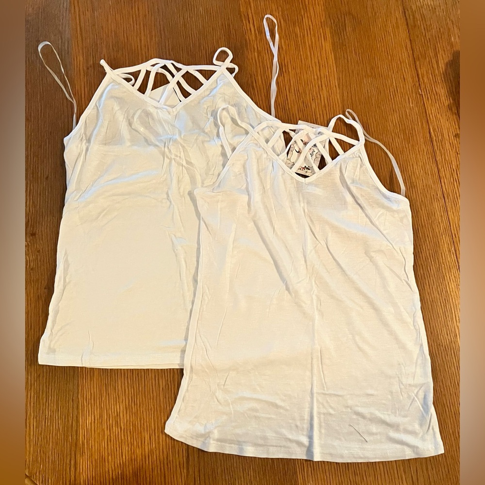 💥NEW💥White Strappy Neck Cami